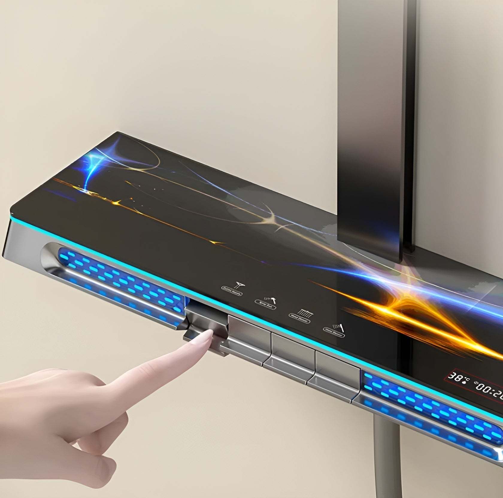 Thermostatic Rainfall Aura Shower Set