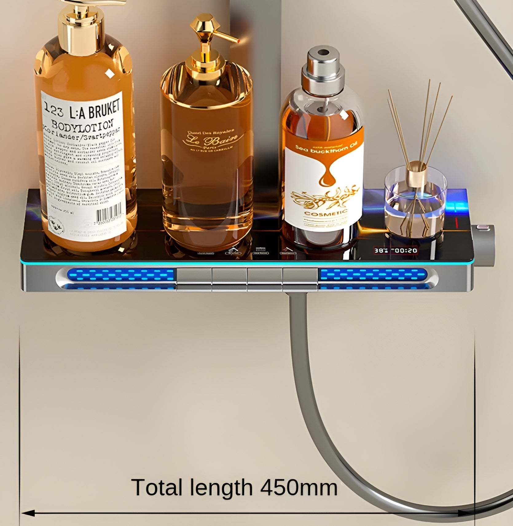 Thermostatic Rainfall Aura Shower Set