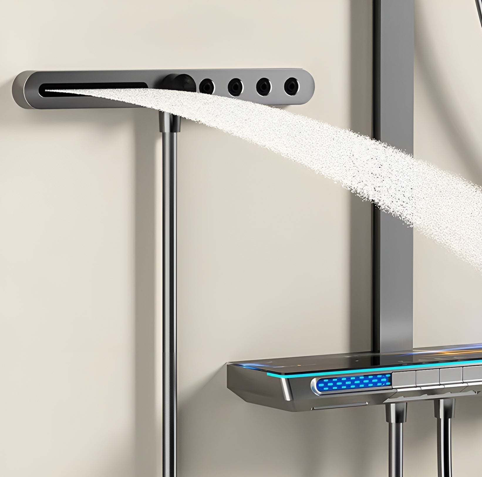 Thermostatic Rainfall Aura Shower Set