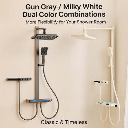 Thermostatic Rainfall Aura Shower Set