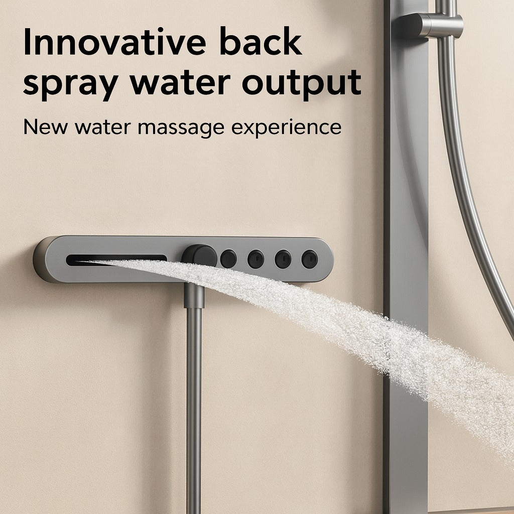 Thermostatic Rainfall Aura Shower Set