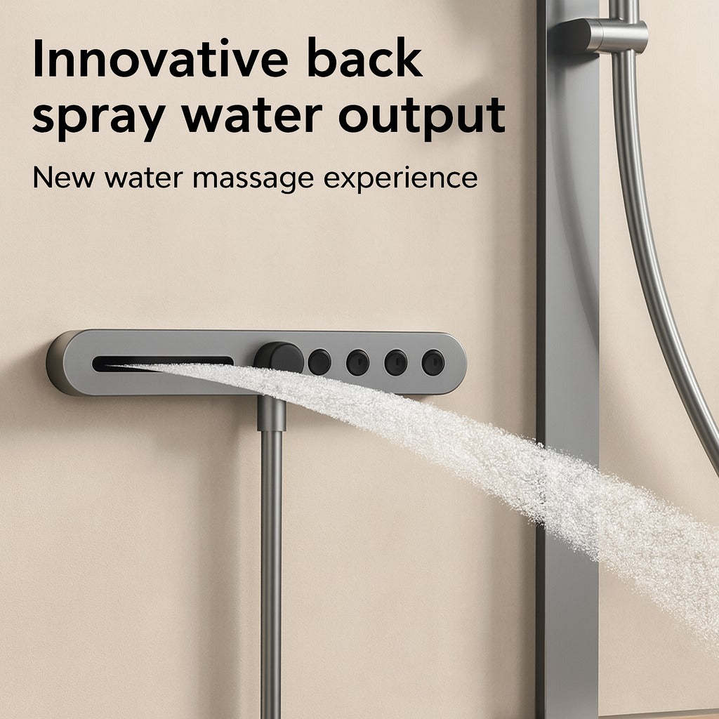 Thermostatic Rainfall Aura Shower Set