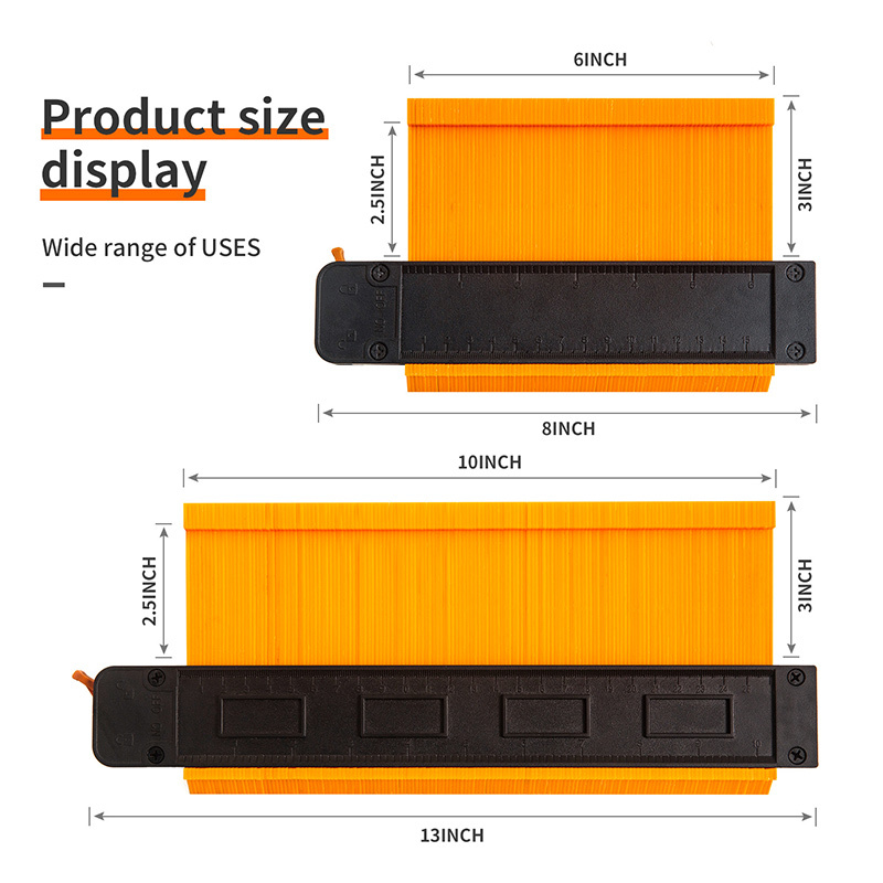 Contour Gauge With Plastic Lock
