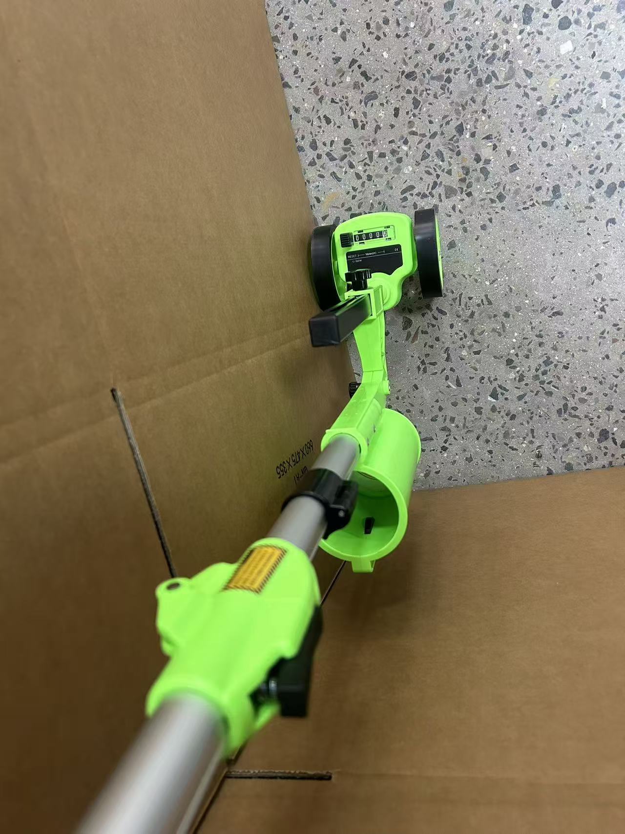 PAINTING MARKING WAND-DUAL WHEEL with measuring function