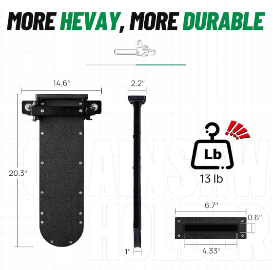 Heavy-duty Chainsaw Holder for Tractor
