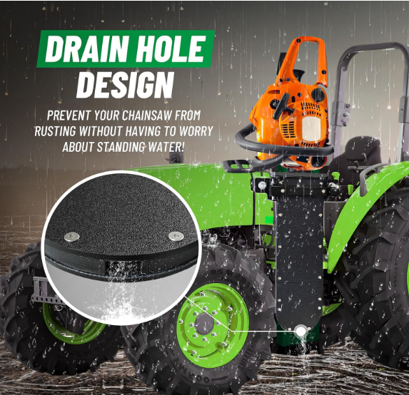 Heavy-duty Chainsaw Holder for Tractor