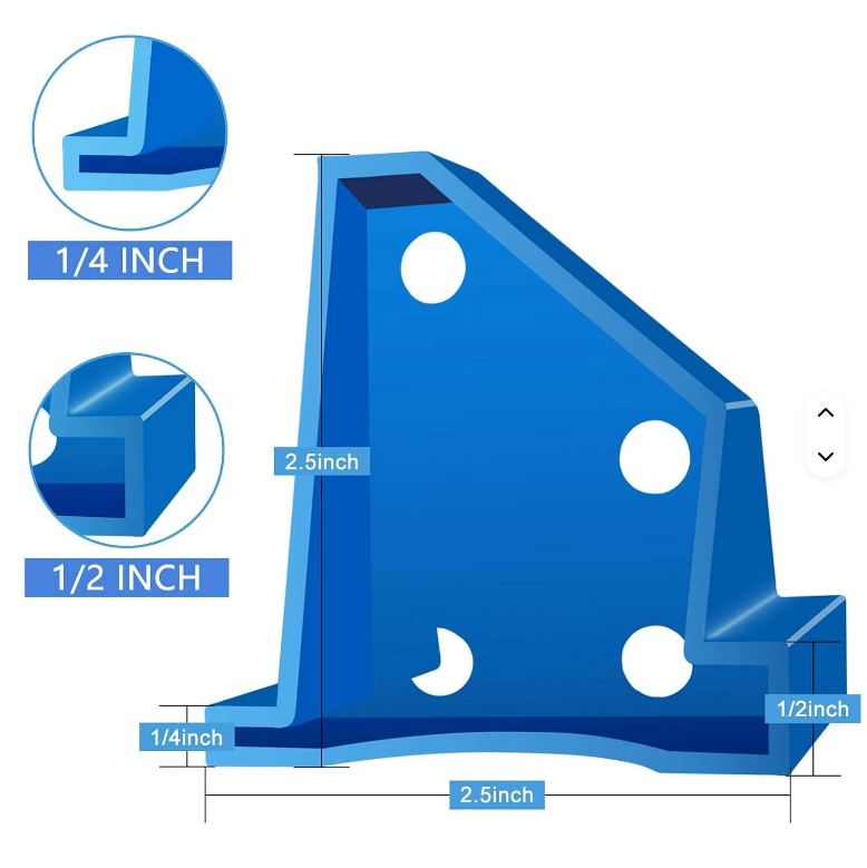 20-Pack DIY Flooring Spacers