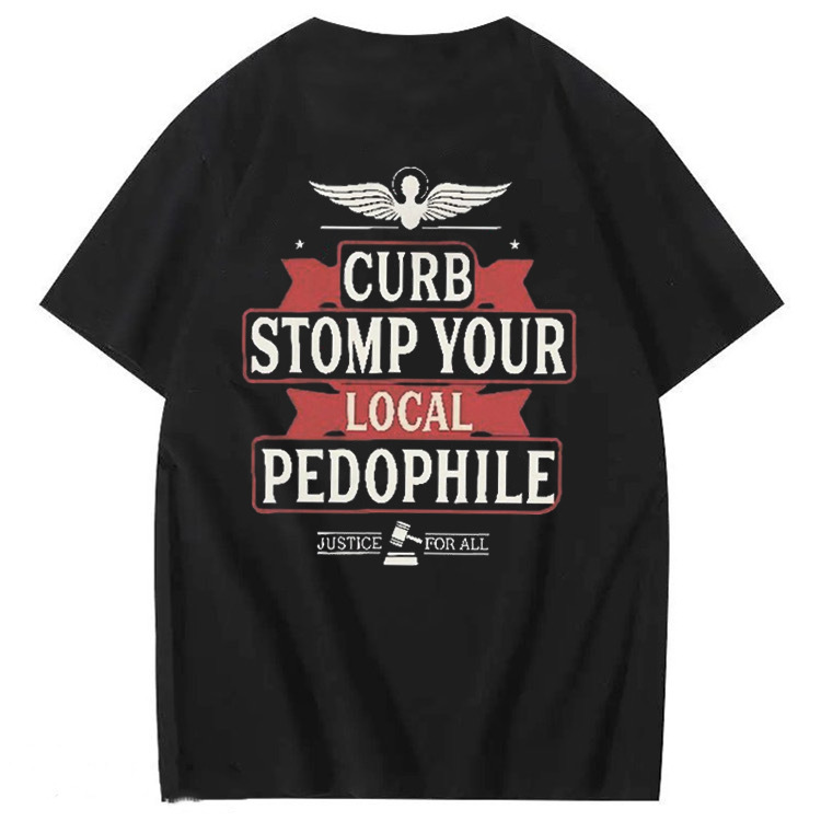 CURB STOMP YOUR LOCAL PEDO JUSTICE FOR ALL T-shirt