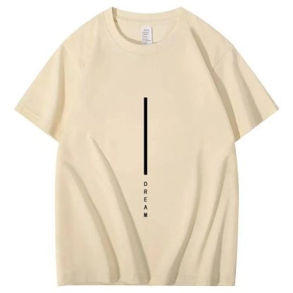 "Minimalist Dream T-shirt - Simple yet bold design"