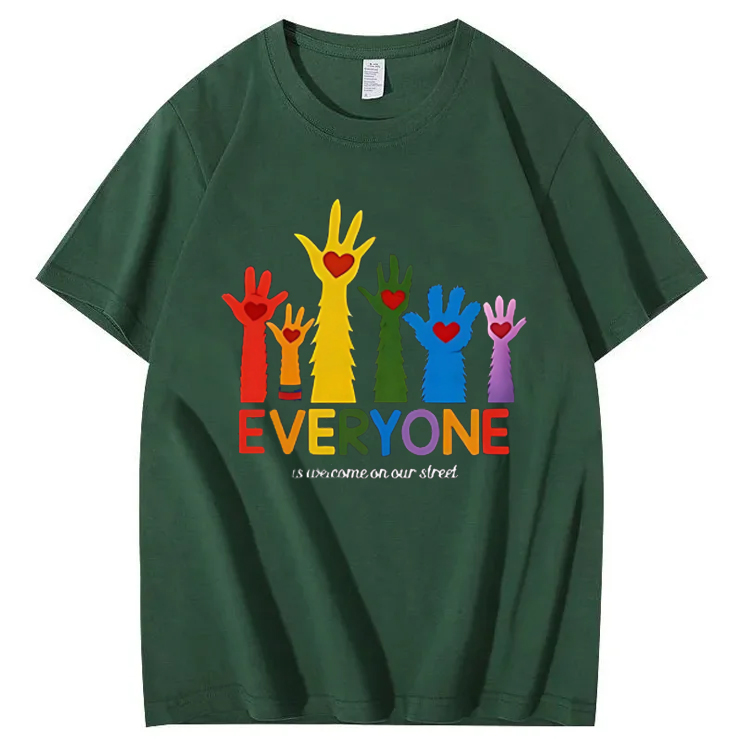 Everyone Is Welcome On Our Street T-shirt