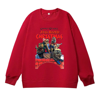Emmet Otter's Jug Band Christmas Sweatshirt – Vintage Cartoon Movie Holiday Crewneck