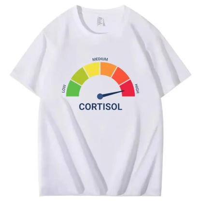 My stress levels are off the charts! (Cortisol Warning T-shirt)