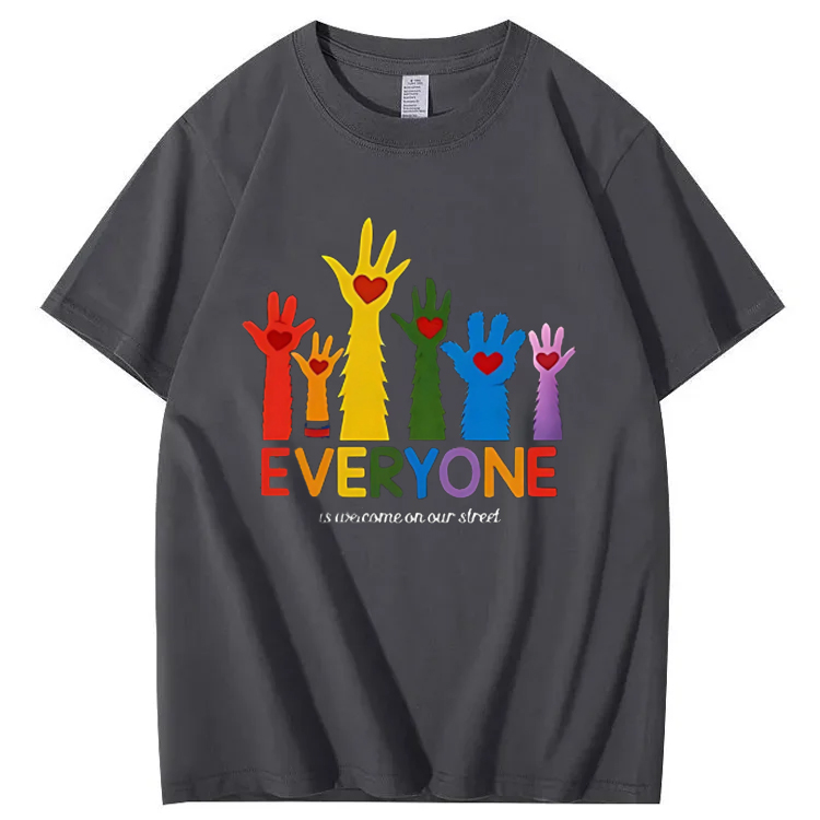 Everyone Is Welcome On Our Street T-shirt