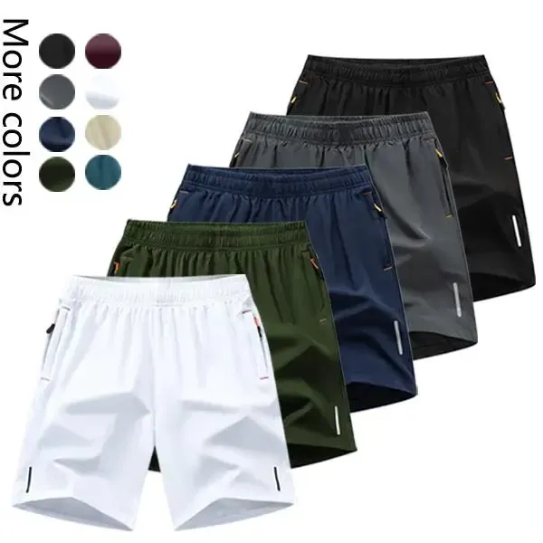 Men's 5-Pack Quick-Dry Athletic Shorts Fashionable Versatile Outdoor C
