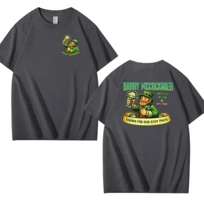 Saint Patrick's Day Barry McCockin Cider Pattern 100% Cotton T-Shirt