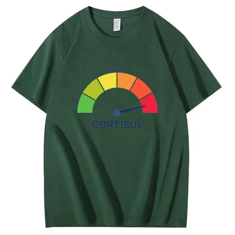 My stress levels are off the charts! (Cortisol Warning T-shirt)