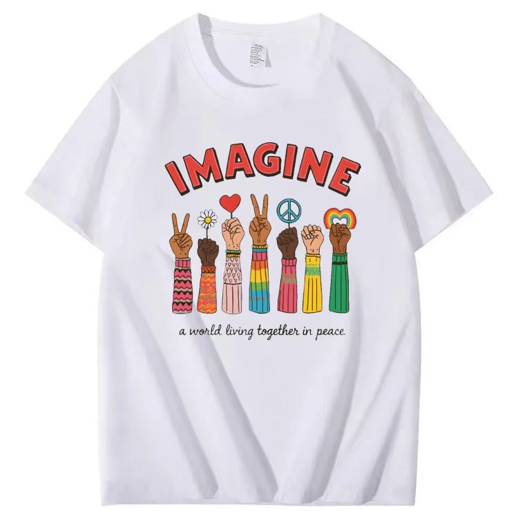 IMAGINE a world living together in peace.