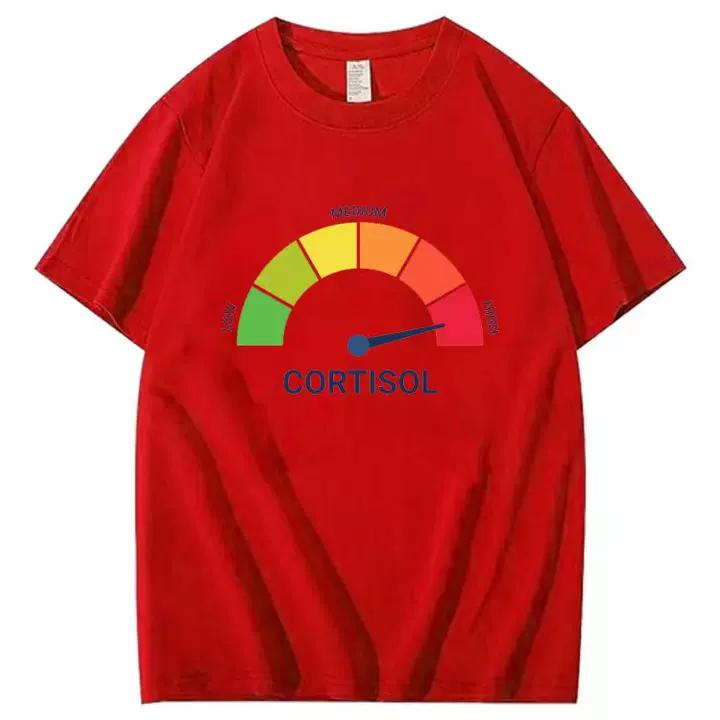 My stress levels are off the charts! (Cortisol Warning T-shirt)