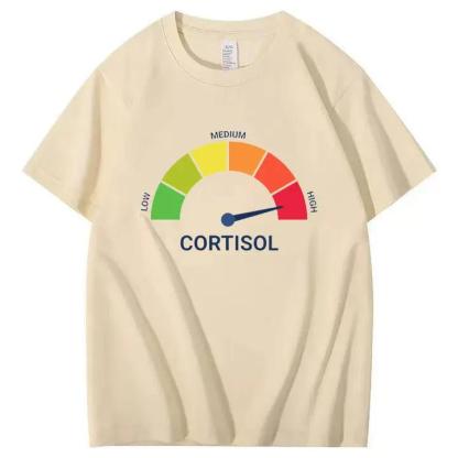 My stress levels are off the charts! (Cortisol Warning T-shirt)
