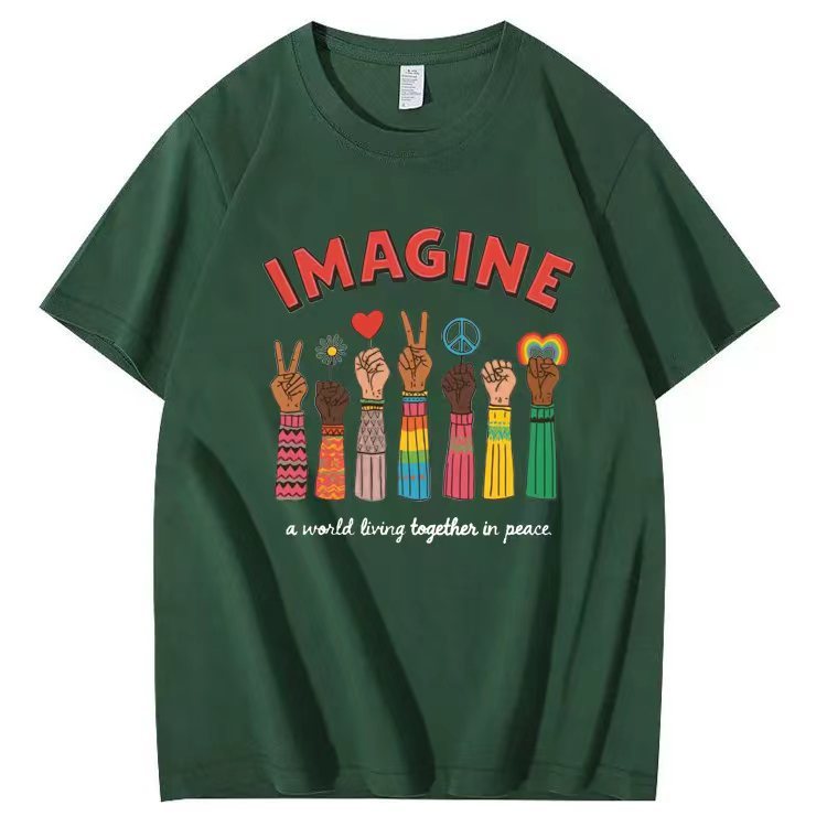 IMAGINE a world living together in peace.
