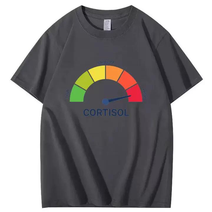 My stress levels are off the charts! (Cortisol Warning T-shirt)