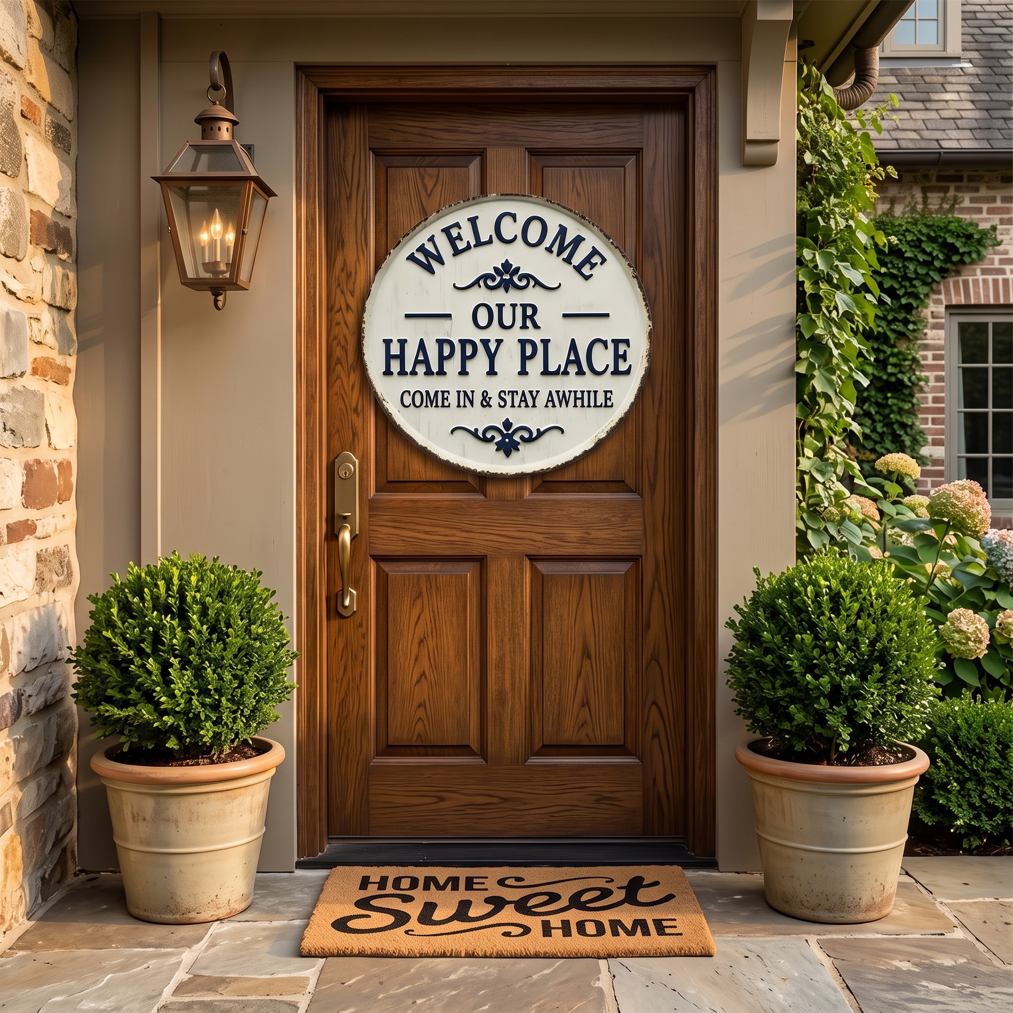 My Happy Place Dont Ruin The Fun Metal Sign