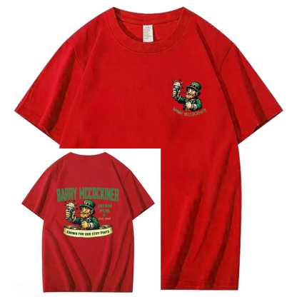 Saint Patrick's Day Barry McCockin Cider Pattern 100% Cotton T-Shirt