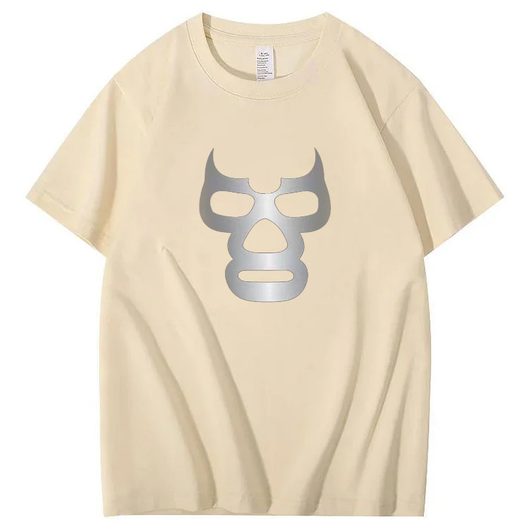 Mask-themed short-sleeved T-shirt