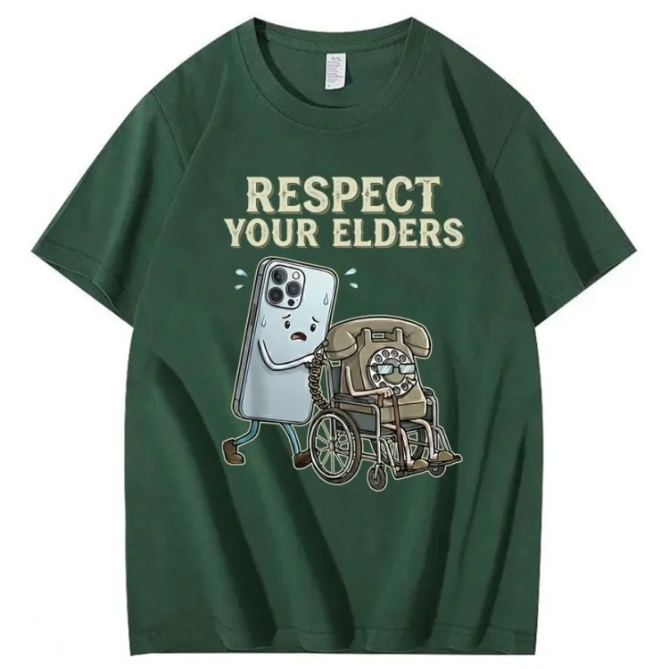 Respect Your Elders 100% Cotton T-Shirt