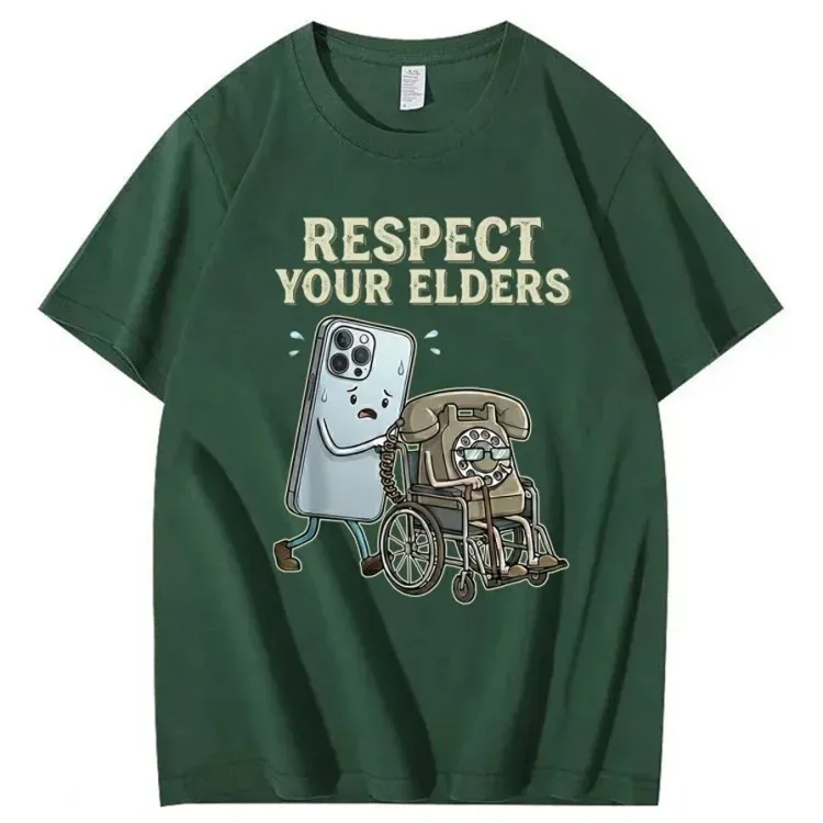 Respect Your Elders 100% Cotton T-Shirt