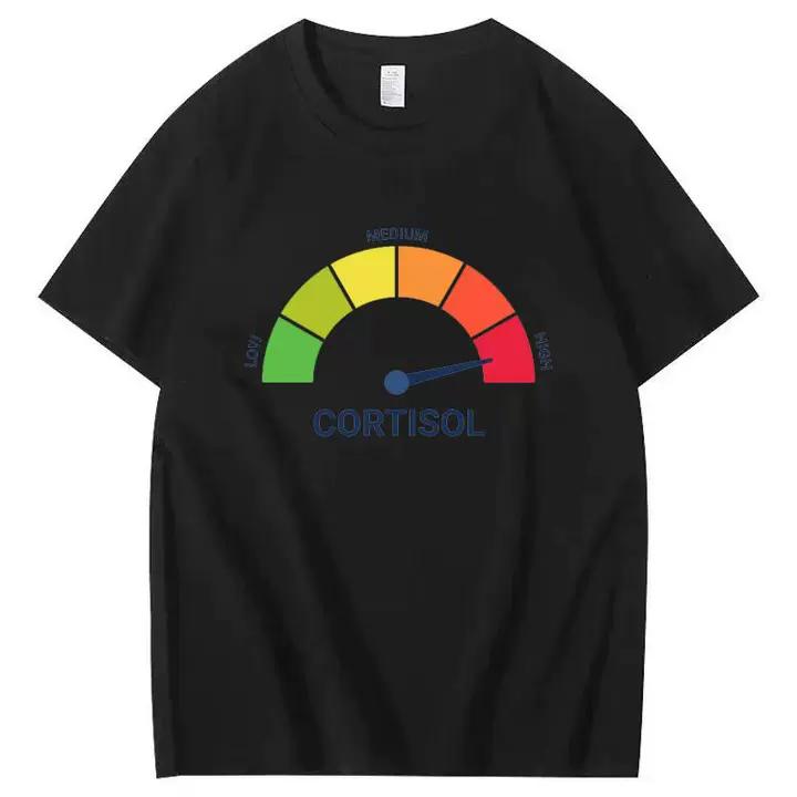 My stress levels are off the charts! (Cortisol Warning T-shirt)