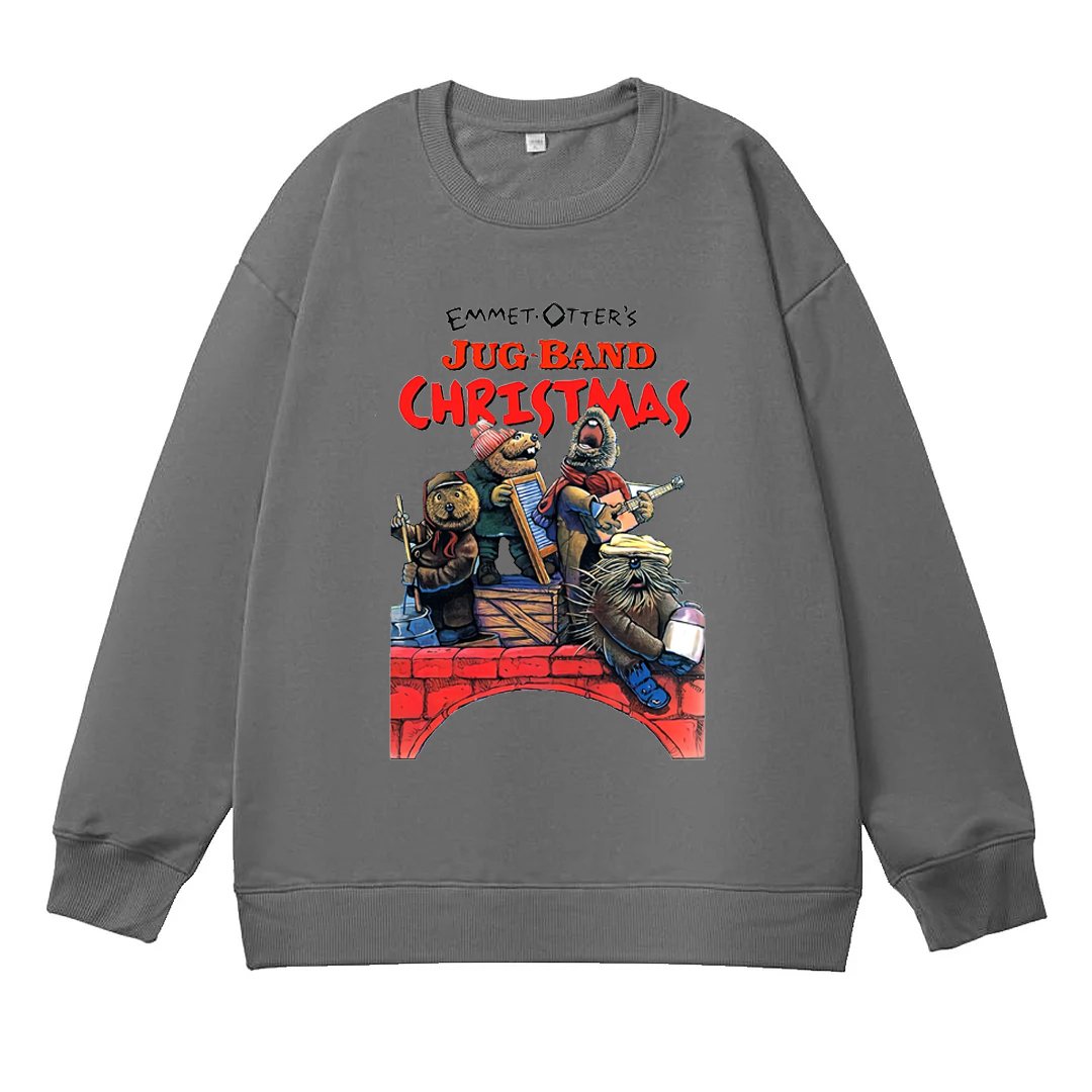 Emmet Otter's Jug Band Christmas Sweatshirt – Vintage Cartoon Movie Holiday Crewneck