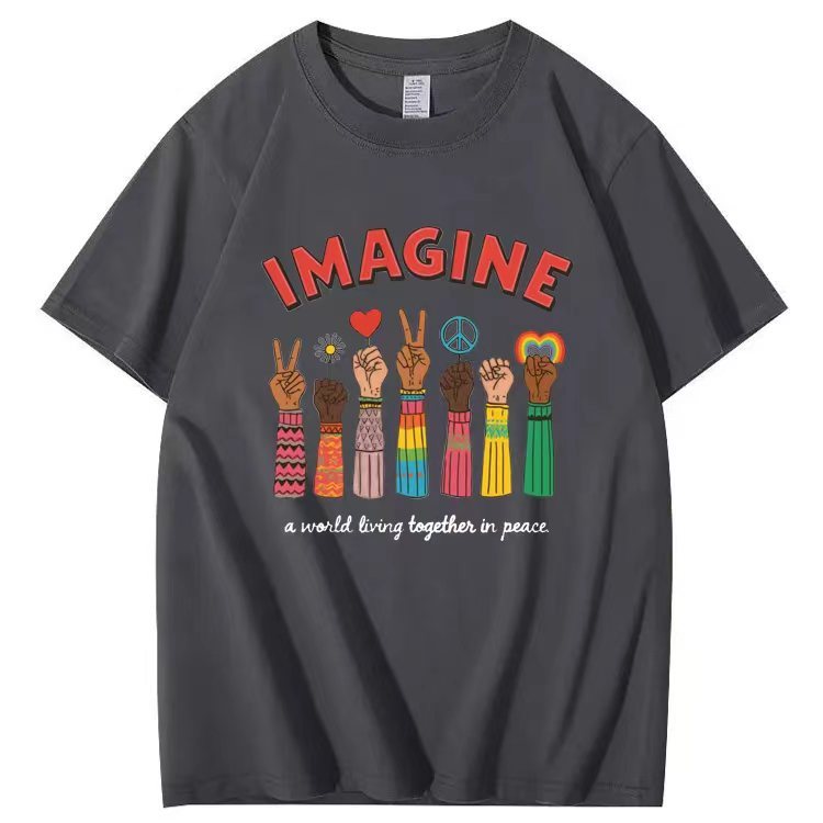 IMAGINE a world living together in peace.