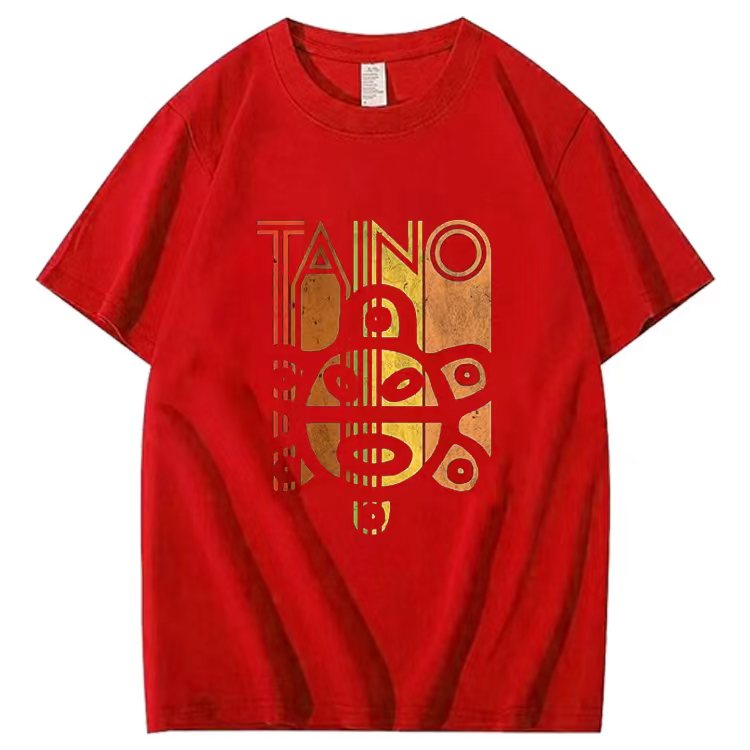 "Taino-Inspired Art Tee – Bold, Vibrant Graphic with Cultural Roots"