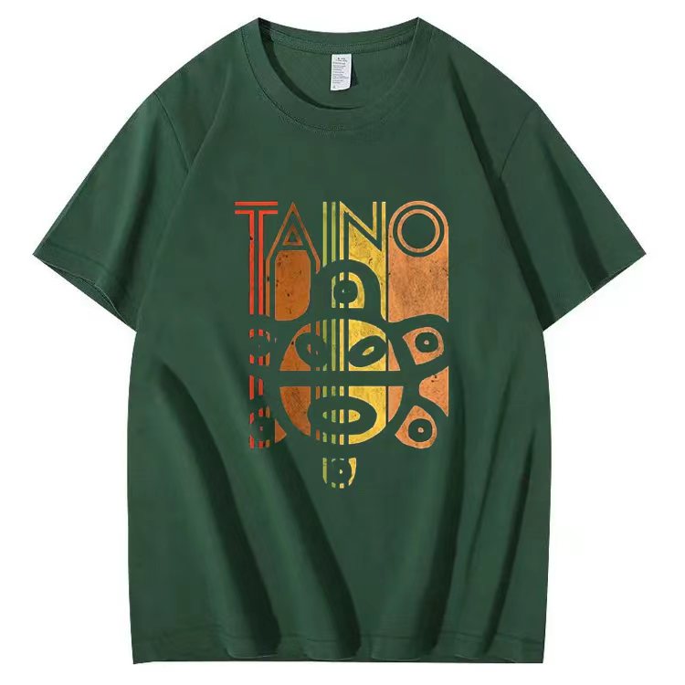 "Taino-Inspired Art Tee – Bold, Vibrant Graphic with Cultural Roots"
