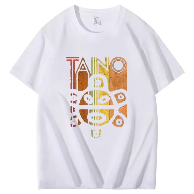 "Taino-Inspired Art Tee – Bold, Vibrant Graphic with Cultural Roots"