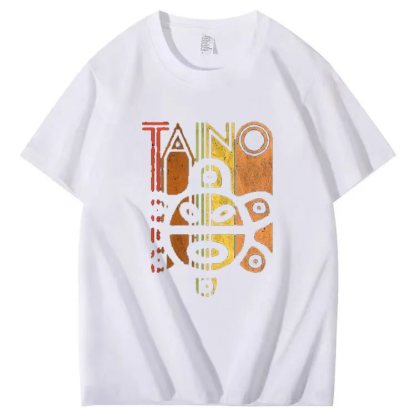 "Taino-Inspired Art Tee – Bold, Vibrant Graphic with Cultural Roots"
