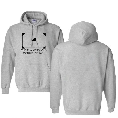 This is Very Old Picture Of Me Pattern 100% 300g Cotton Classic Hoodie