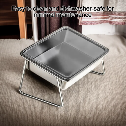 Stainless steel pet bowl