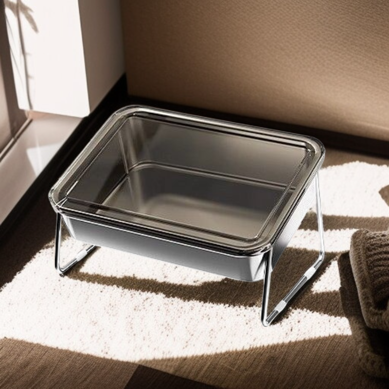 Stainless steel pet bowl