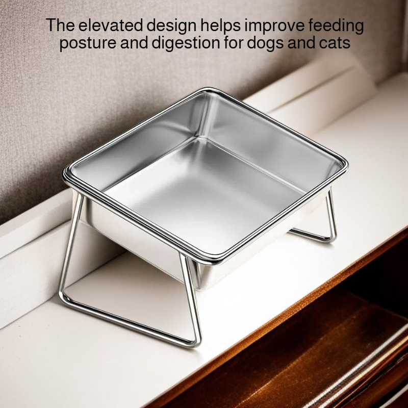 Stainless steel pet bowl