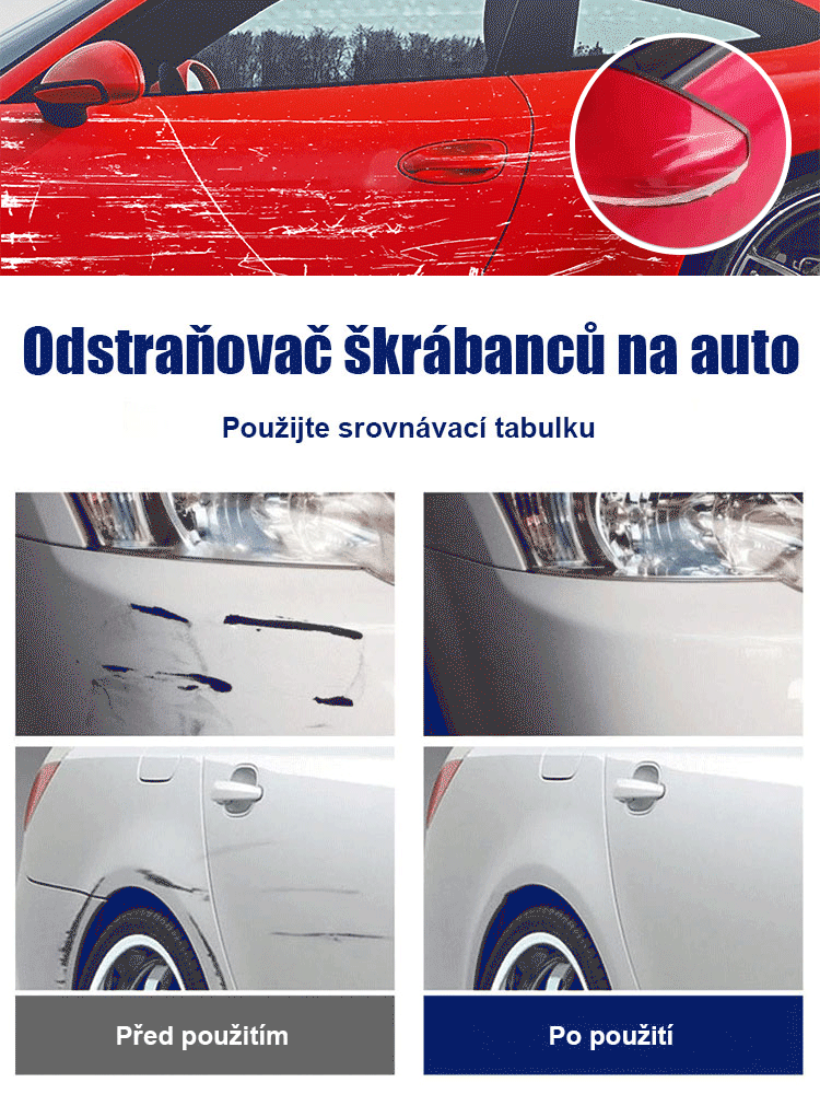 【🚗 VYZKOUŠEJTE ZDARMA】Sprej na opravu škrábanců autolaku