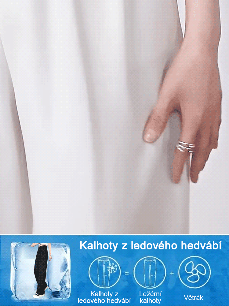 Oblíbené vysoké kalhoty s širokými nohavicemi, které zeštíhlují a hodí se k čemukoli.
