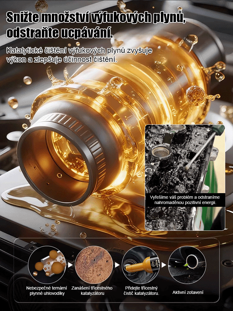 Nový upgrade UP! Ternární čištění a údržba uhlíkového depozitu dva v jednom