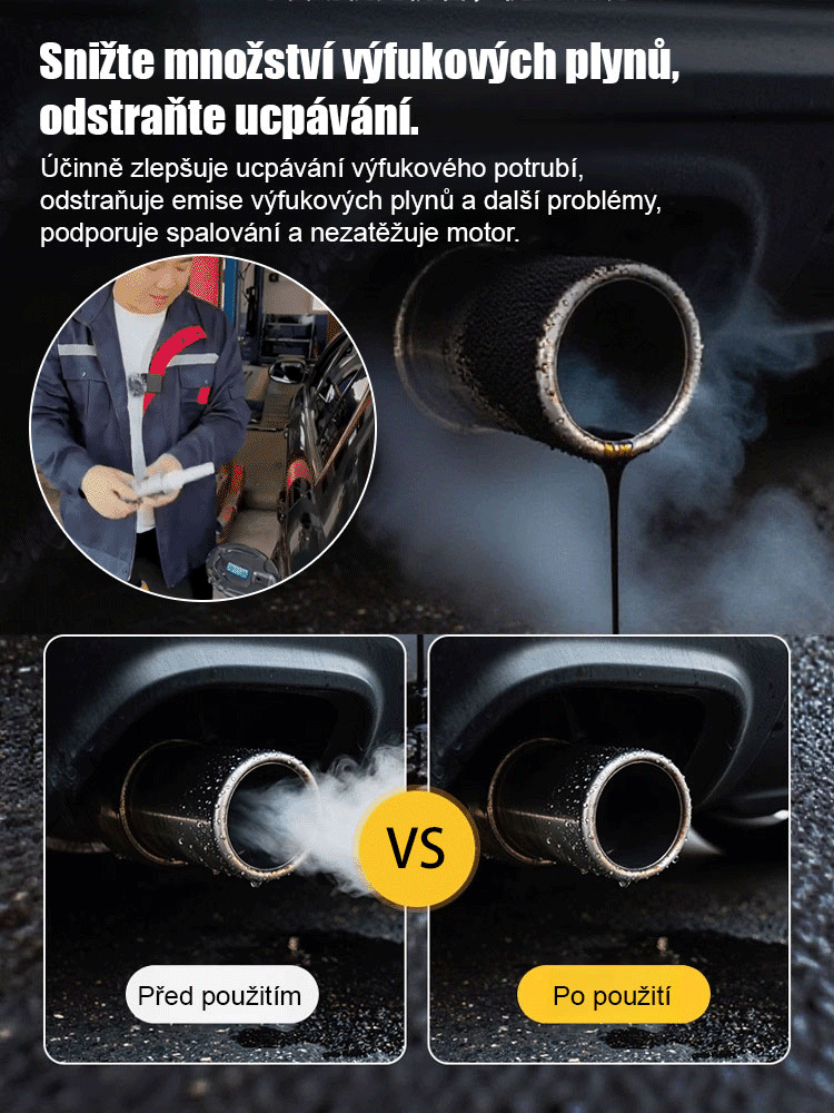 Nový upgrade UP! Ternární čištění a údržba uhlíkového depozitu dva v jednom