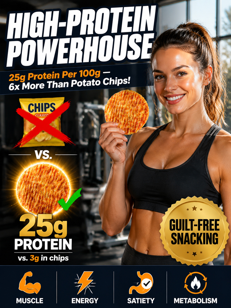 Introducing **Baked Cod Slices** — the light, golden-crispy, high-protein snack that actually keeps you full. 🐟✨    These aren’t ordinary fish snacks.   Every slice of **Baked Cod Slices** is carefully baked for the perfect crispy crunch, with clean savo
