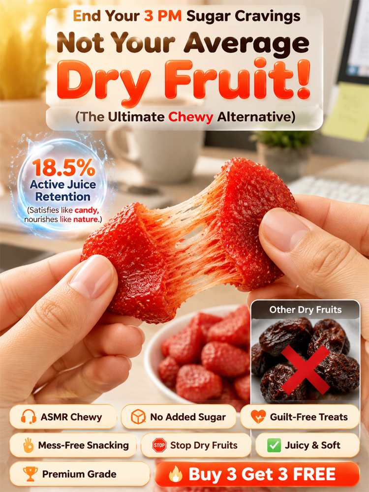 Made with carefully selected strawberries and gently dried to concentrate that rich strawberry flavor in every bite.