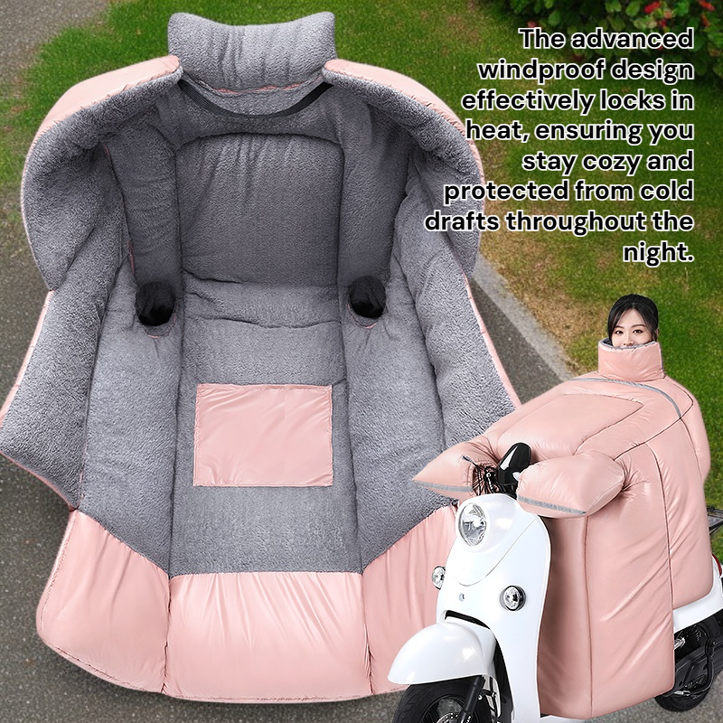 Thickened fleece warm windproof quilt