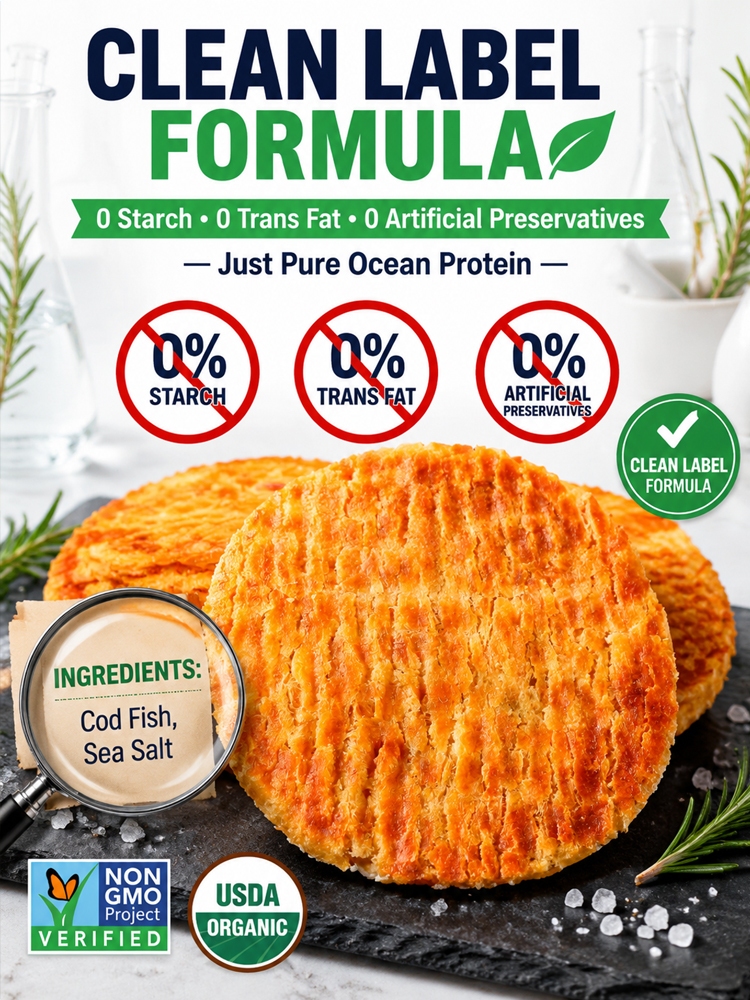 Introducing **Baked Cod Slices** — the light, golden-crispy, high-protein snack that actually keeps you full. 🐟✨    These aren’t ordinary fish snacks.   Every slice of **Baked Cod Slices** is carefully baked for the perfect crispy crunch, with clean savo