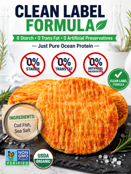 Introducing **Baked Cod Slices** — the light, golden-crispy, high-protein snack that actually keeps you full. 🐟✨    These aren’t ordinary fish snacks.   Every slice of **Baked Cod Slices** is carefully baked for the perfect crispy crunch, with clean savo